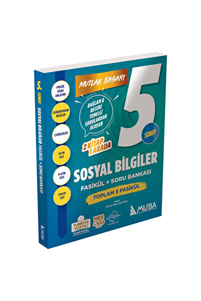 Muba Yayınları FSK5004 MB 5.Sınıf Sosyal Bilgiler Fasikül + Soru Bankası