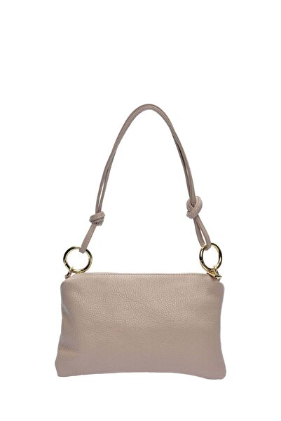 SimpleFind Anna Luchini Geanta piele -CORAL-Roz pudra,Geanta de umar piele na...