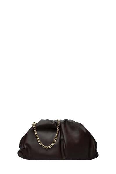 SimpleFind Anna Luchini Geanta piele -Kira-Maro inchis,Geanta plic piele natu...