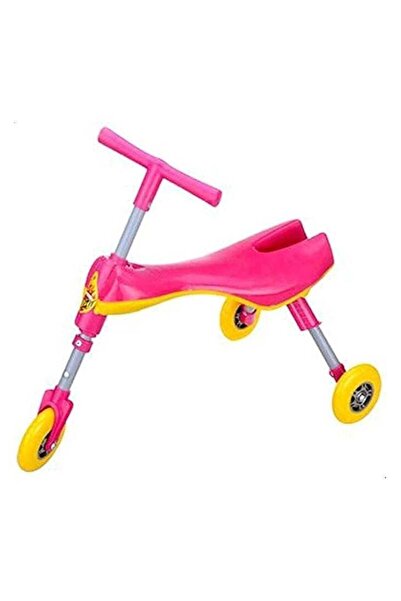 Generic Bike Bike Foldable Indoor/Outdoor Toddlers Glide Tricycle (Pink)
