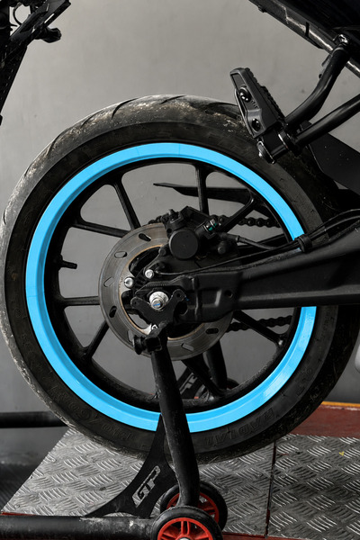 Banxtre Full Lap Rim Stripe Sticker Set Compatible with Motorcycle 17 Inch Ri...