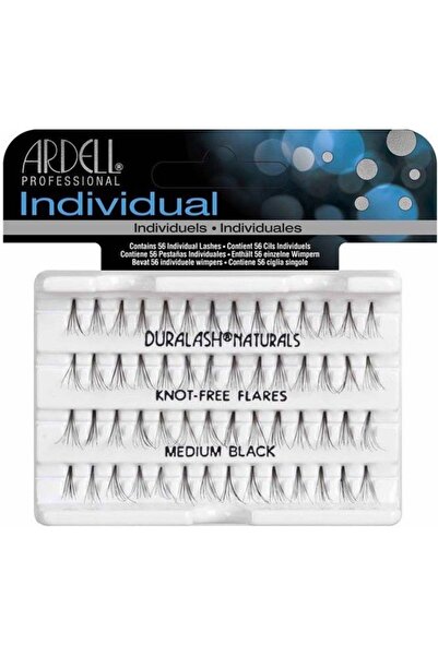 Ardell Gene individuale Duralash Knotted Flares Negru Mediu 56 bucăți
