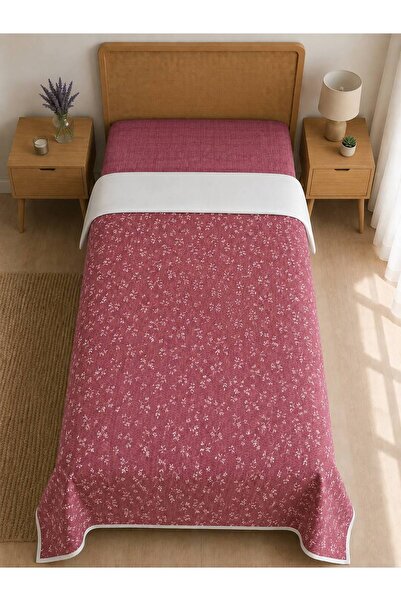 ŞENER HOME Lavinya Flower Pattern Printed 150X240 Cm. Single Person Single Pike