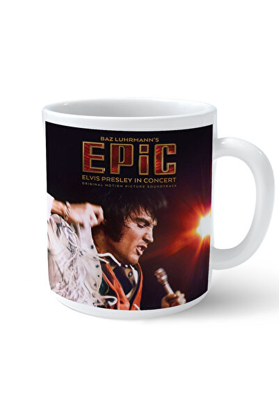 ART HEDİYE كوب مطبوع عليه EPiC Elvis Presley in Concert