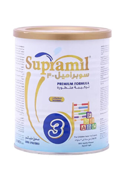 SUPRAMIL حليب أطفال (3) من 1 إلى 3 سنوات 400 جرام