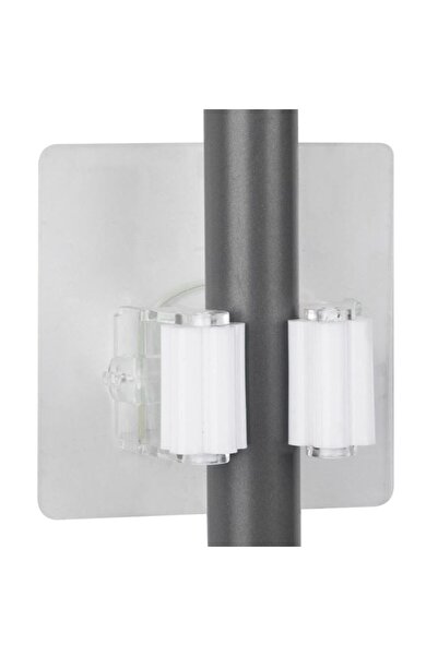 BAMI NETWORK Carlig autocolant transparent pentru cozi 8x8 cm