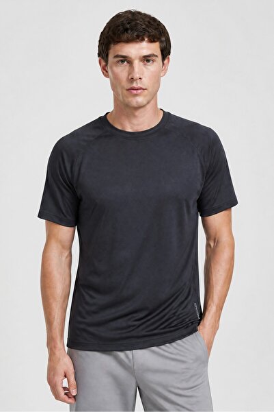 Head Men Classic Fit Short Sleeve Training T-Shirt, Dark Grey