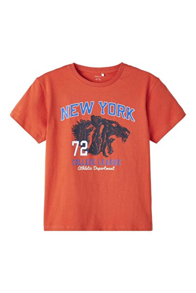 Name it Μπλούζα "New York 72" κεραμιδί