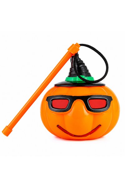 HI-FINE Fun Sunglasses Hand‑held Pumpkin Lantern, Light & Sound Effect Toy, H...