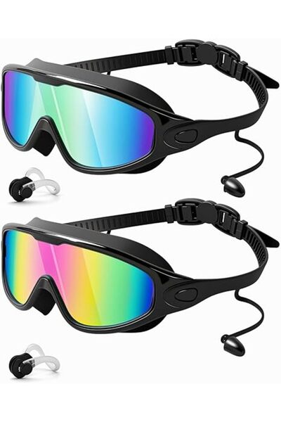STARSTAR Two pairs of swimming goggles, wide field of vision, anti-fog, UV pr...