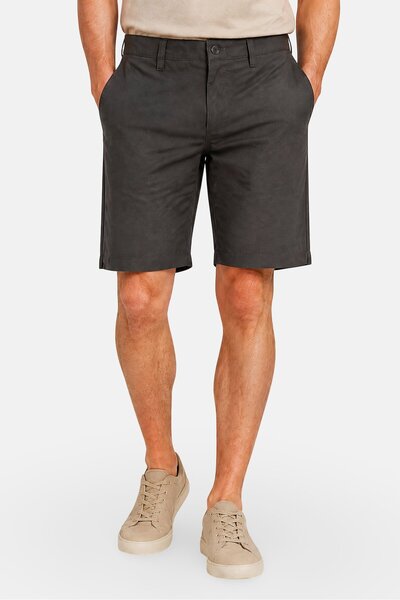Gant Men Plain Chino Shorts, Dark Grey