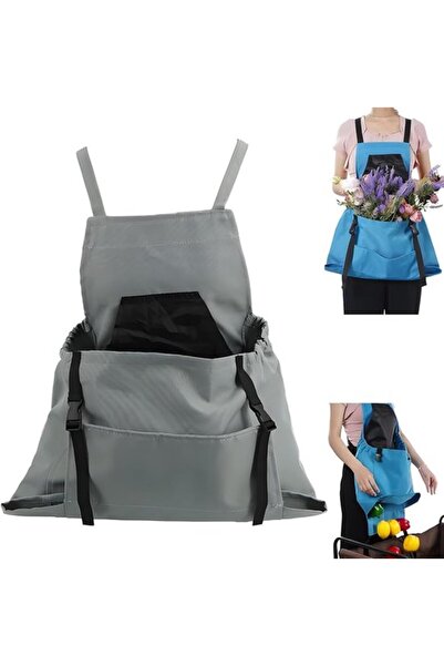 STARSTAR Waterproof Oxford Cloth Gardening Apron with Quick-Release Pocket (g...
