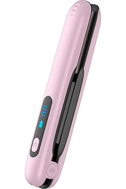 STARSTAR Cordless hair straightener/curling iron, USB rechargeable, 2-in-1 de...