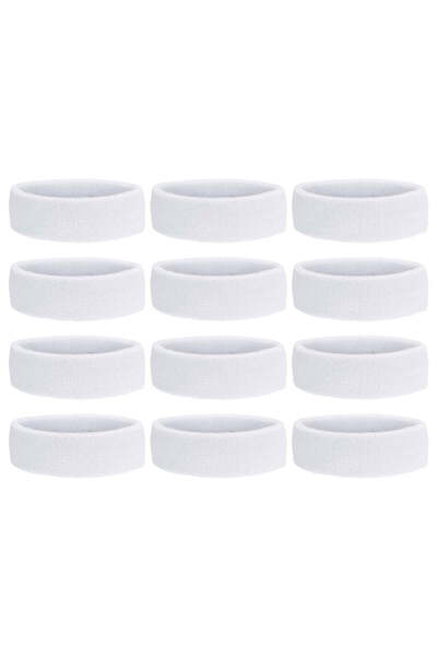 STARSTAR 12-pack sweatbands and headbands, terry cloth surface, suitable for ...
