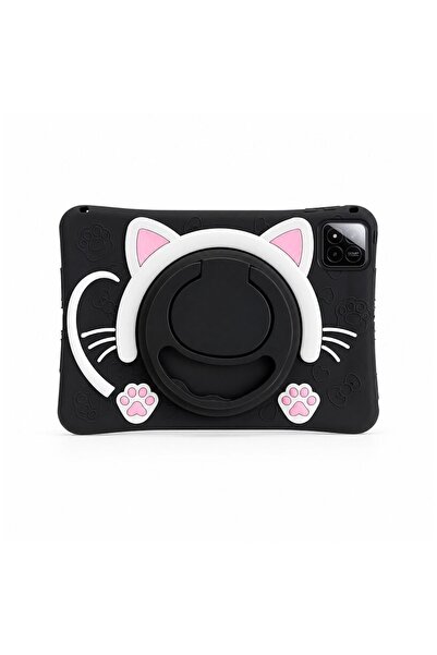 Zebana Pad 7 Pro KittyShield Pro Silikon Tablet Kılıfı Siyah