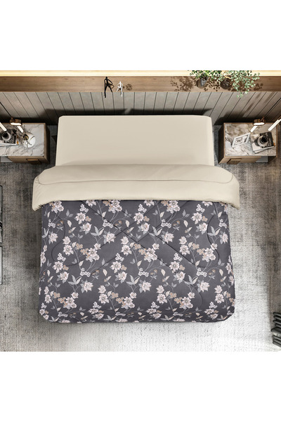 unique home collection لحاف كينج فريد من نوعه قابل للعكس لجميع المواسم - 250×...
