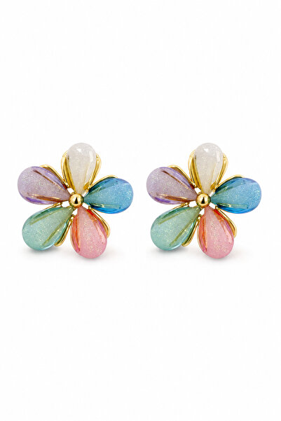 Jack Ferrero Colorful Beaded Floral Design Bijoux Earrings - a Stylish Access...