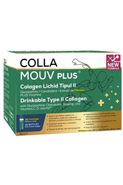 Secom Colagen lichid tip II Collamouv Plus, 25 ml x 30 fiole, Deutsche Heilmi...