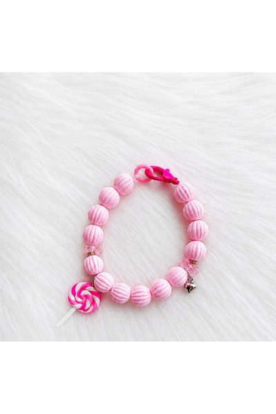 Cheva.paw Pembe Kedi/Köpek kolyesi