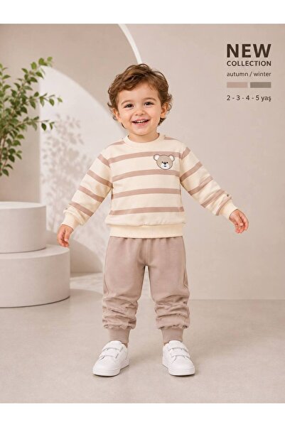 Milanlı Kids Dečački gornji i donji deo, 100% pamuk, sezonski set