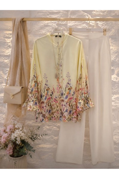 MODA S&S BZLİNE Πουκάμισο με φλοράλ σχέδιο με ψηφιακή εκτύπωση και μανίκια πρ...