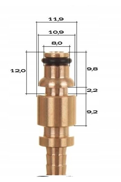 Techkar Furtun de presiune de 10m pentru spălător STANLEY SXPW 14 16 17, cone...