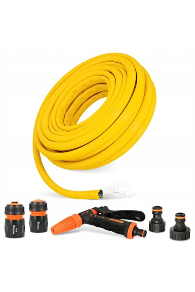 Bradas Furtun de grădină retractabil 1/2 țoli, 30 m, flexibil, pentru udare, ...