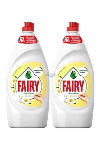 Fairy Detergent de vase Piele sensibilă Mușețel, 12x900ml