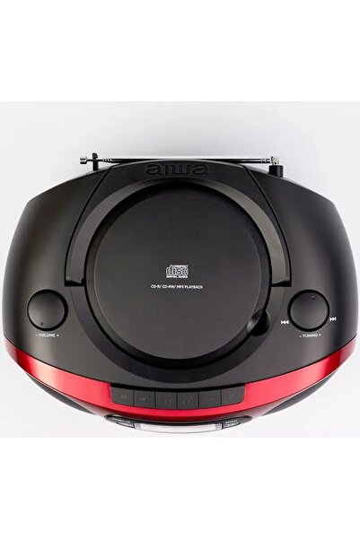 Aiwa Player radio Boombox BBTC-550RD BT CD USB Casetă FM AUX Ceas