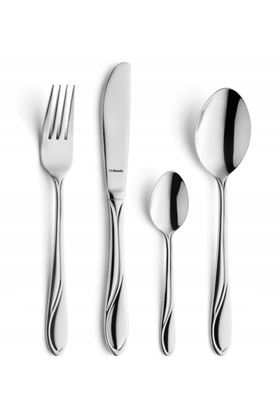 NO BRAND Set de tacâmuri AMEFA UE WHISPER, 24 de piese, pentru 6 persoane, cu...