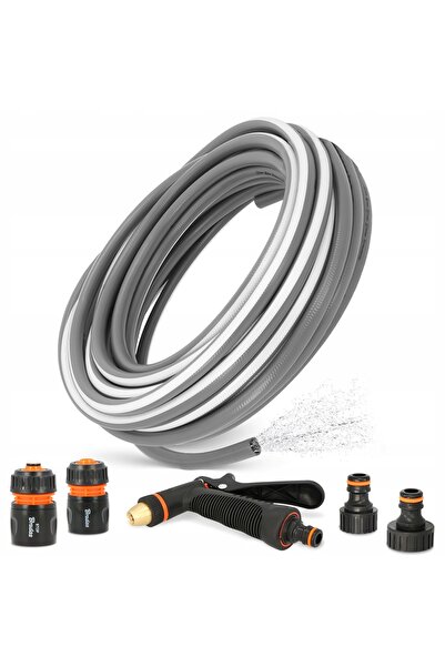 Bradas Furtun de grădină 1/2 30 m 5 straturi Retractabil Armat SZLAUF pentru ...