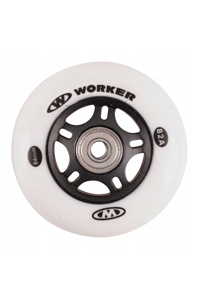 NO BRAND Roți WORKER de 84mm cu rulmenți cromati ABEC-9