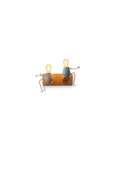 ٍSiera Light Mr. Lamp Double Children's Wall Sconce W-350-2