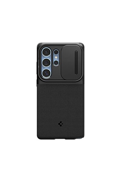 Spigen Husă Galaxy S25 Ultra, protecție cameră Optik Armor + sticlă 9H