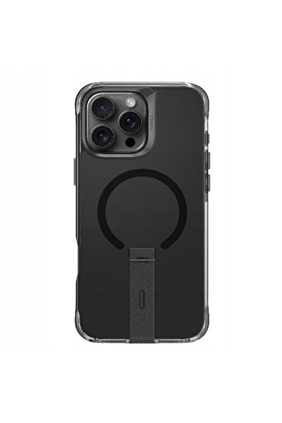 NO BRAND UNIQ etui Eleva cu suport vertical iPhone 16 Pro Max 6.9 " negru/carbo