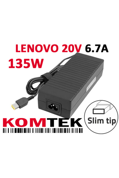 Qoltec Adaptor de alimentare pentru laptop IBM Lenovo 20 V, 6,7 A, SLIM TIP