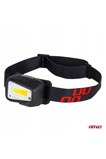 AMIO Lanternă reîncărcabilă cu senzor de mișcare COB, baterie de 1800mAh