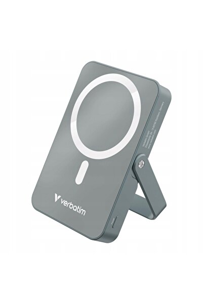 Verbatim Powerbank Charge 'n' Go Magnetic Wireless cu Suport 10000mAh USB-
