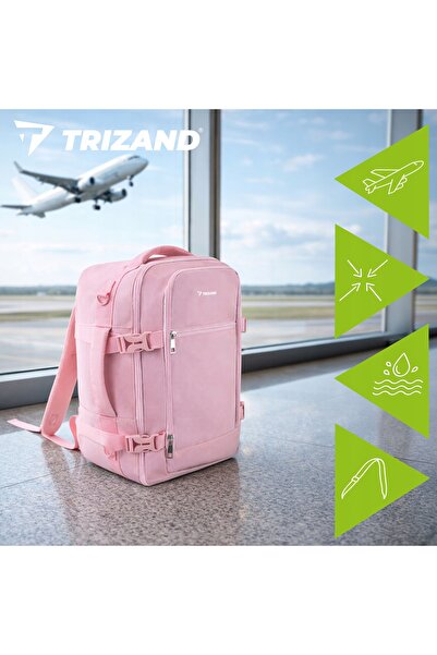 Trizand Rucsac de avion, bagaj de mână, călătorie, 40x20x25cm, cabină, geantă...