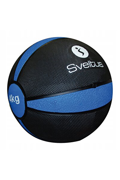 NO BRAND Mingea medicinală Sveltus Medicine Ball 4 kg negru/albastru