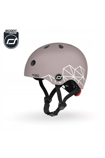 NO BRAND Scoot & Ride Cască pentru copii XXS-S Brown Lines