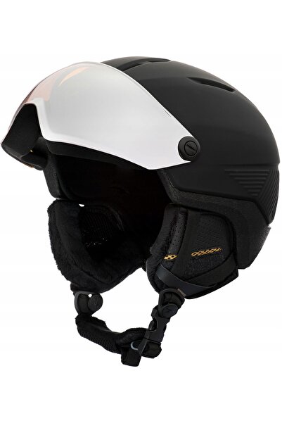 Rossignol Cască de schi Fit Visor Impacts negru 52-55 cm (S-M)