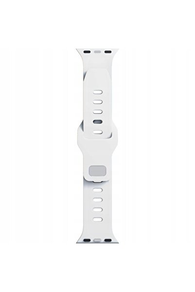 3MK Curea de ceas din silicon albă pentru Apple Watch 42/44/45/49mm