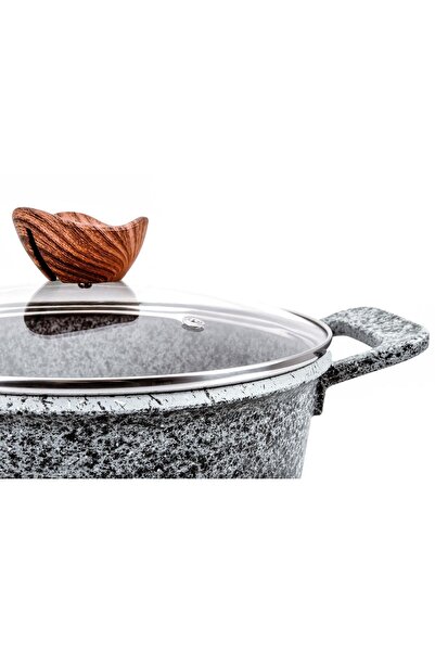 NO BRAND Set de oale Promis GRANITE SET din aluminiu, 10 piese