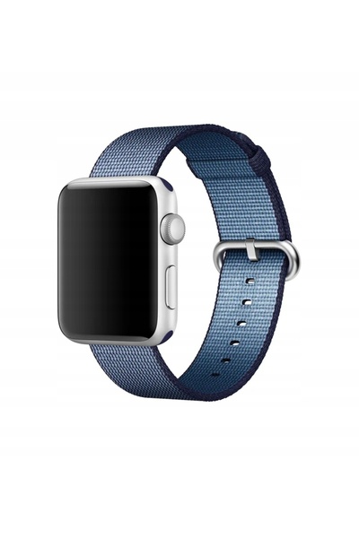Apple Curea de ceas Pasek MPW82ZM/A 42/44/45mm din nailon țesut, granat/navy