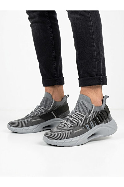 Lütfi Men's knitwear breathable orthopedic sole daily sneaker walking shoes