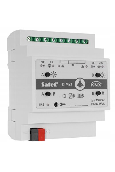 SATEL Actuator de dimare KNX cu 2 canale KNX-DIM21