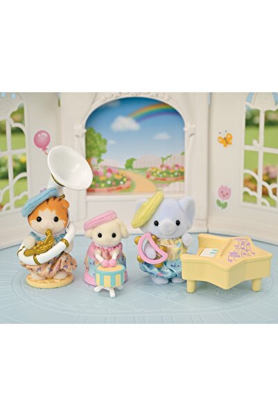 NO BRAND Sylvanian Families CONCERT PREȘCOALA Set de figurine cu instrumente ...