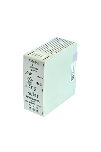 NO BRAND Sursă de alimentare rps60-24-cu 60W 24V 2.5A pentru șină DIN