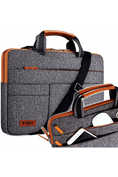 Renew Force Husă pentru laptop 15,6 " pentru documente de lucru, material "